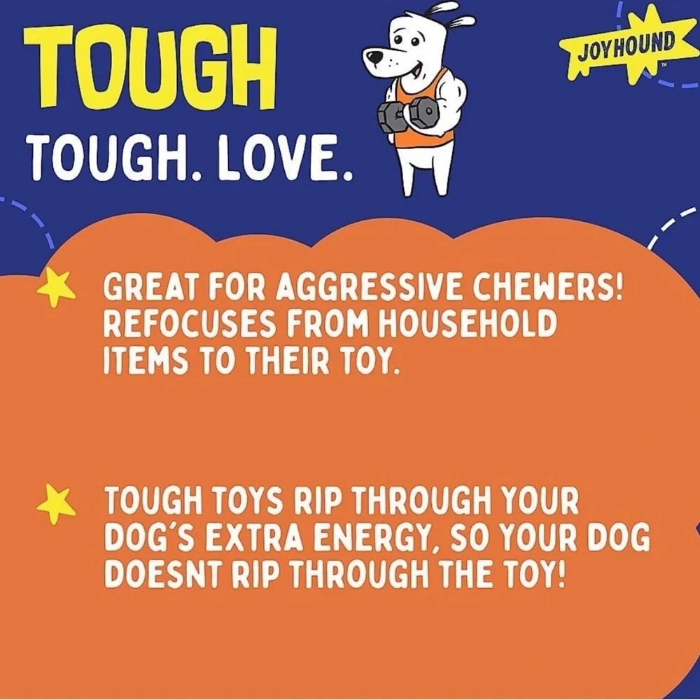 Joyhound rip roaring tough XL beer mug L-XL dog toy NEW